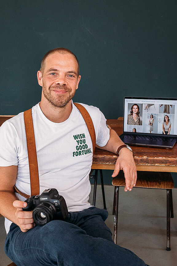 Daylight Studio Personal-Branding-Shooting von Kundin in Deutschland